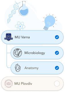 BEMEDI preparation course subjects biology, chemistry, english and student orientation guide. Click for more details, preparation course with live classes in Bulgaria for Varna, Sofia, Plovdiv, Pleven & Trakia